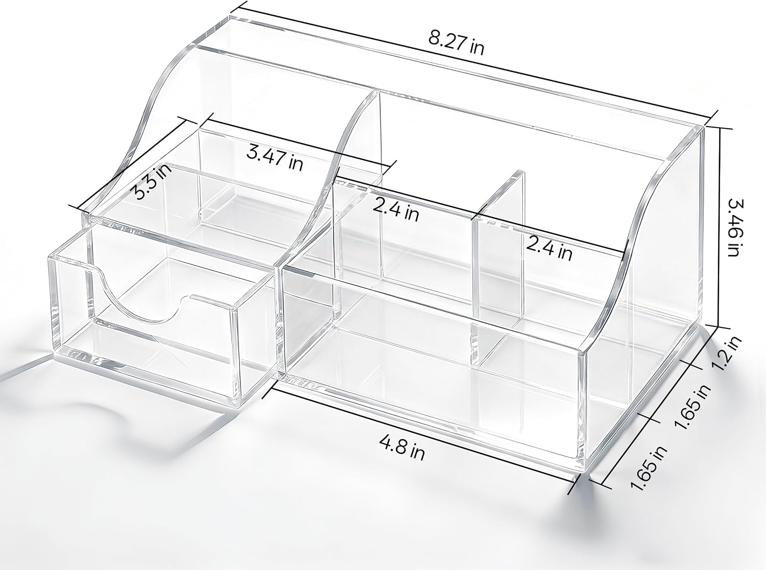 Makeup Organizer with Drawer — view 2